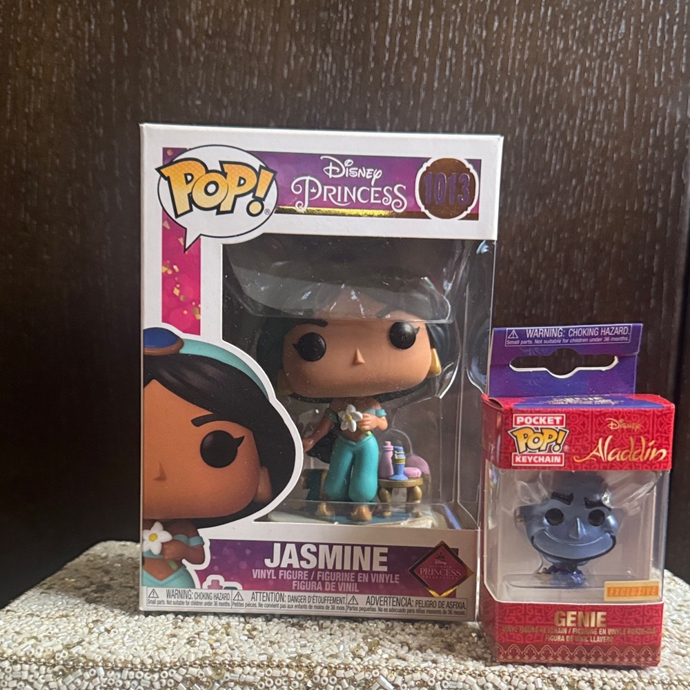 Funko Disney Princess Jasmine with Genie Keychain